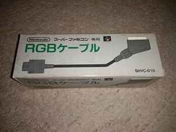 新品未使用　スーパーファミコン専用　RGBケーブル　SHVC-010 Amazon.co.jp: ジャンク品スーパーファミコン専用RGBケーブル